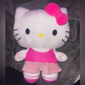 Hello Kitty Plush with Bright Pink Outfit